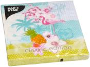 PAPSTAR Servietten Flamingo 20 Stück 33 x 33 cm bunt