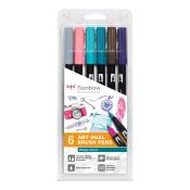 TOMBOW ABT Dual Brush Pens 6er Pack Vintage Colors