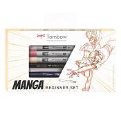 TOMBOW Manga Beginner Set mehrere Farben