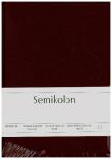 Semikolon Notizbuch Classic A5 dotted burgundy - gebunden