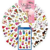 AVERY Zweckform 59985 Sticker & Stickeralbum verschiedene Fantasy-Motive 160 Aufkleber bunt