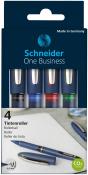 SCHNEIDER Tintenroller One Business 0,6 mm 4er Etui