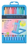 SCHNEIDER Kugelschreiber Slider Edge Pastell 8er-Stiftebox