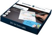 SCHNEIDER Handlettering-Set Markers Line DIY Postcard 14-teilig