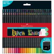 FABER-CASTELL Black Edition 50 Buntstifte inklusive Aufsteller mehrere Farben
