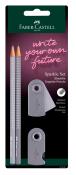 Faber-Castell Schreibset Sparkle dapple gray/grau BK 