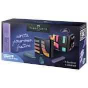 FABER-CASTELL Textliner 46 16er Tischset mit 4x Neon, 4x Pastell und 8x Metallicfarben