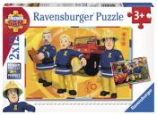 Ravensburger Kinderpuzzle - Feuerwehrmann Sam, Sam im Einsatz 