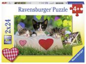 Ravensburger, Puzzle 2x24 Teile