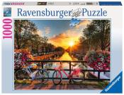 RAVENSBURGER Puzzle Fahrräder in Amsterdam 1000 Teile