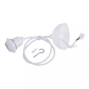 Lampensockel mit Kabel und Abdeckung. Enthält Befestigungselemente.