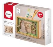 RAYHER 3D-Geschenkbox aus Holz Enjoy 11 Teile natur