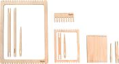 Webrahmen-Set Rechteck aus Holz 3er Set natur