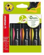 STABILO Umweltfreundlicher Textmarker GREEN BOSS 4er Pack