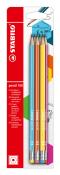 STABILO Bleistift mit Radierer pencil 160 Härtegrad HB 6er Pack