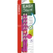 STABILO EASYgraph Dreikant-Bleistift für Rechtshänder 2er Pack pink