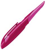 Fuchsia farbiger Textmarker mit einer spitzen Kante. Ergonomisches Design mit Clip.