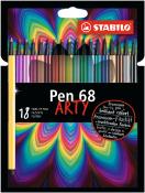 STABILO Fasermaler Pen 68 ARTY 18er Set