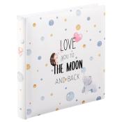 HAMA Buch-Album To The Moon 25 x 25 cm 50 weiße Seiten bunt