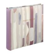 HAMA Memo-Album Stripes für 200 Fotos im Format 10 x 15 cm bordeaux