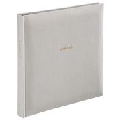 HAMA Buch-Album Memories 25 x 25 cm 50 schwarze Seiten grau