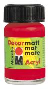 MARABU Acrylfarbe Decormatt Acryl 15 ml kirschrot