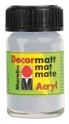 MARABU Acrylfarbe Decormatt Acryl 15 ml silber metallic