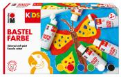 MARABU Kids Bastelfarben-Set 6 x 80 ml mehrere Farben