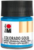 MARABU Metallic-Effektfarbe Colorado Gold 50 ml hellblau