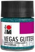 MARABU Glitterpaste Vegas Glitter 50 ml aquablau