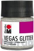 MARABU Glitterpaste Vegas Glitter 50 ml silber