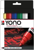 Marabu Marker Set YONO mit 6 Farben 1,5 - 3 mm