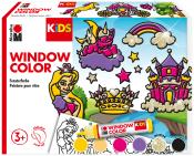 MARABU Kids Window Color Set Prinzessin 6 x 25 ml mehrere Farben