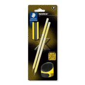 STAEDTLER Schreib-Set Bleistifte, Spitzer, Radierer gelb