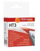 Verpackung für ein thermoklebendes Saumvlies. Es zeigt die Anwendung und verschiedene Sprachen.