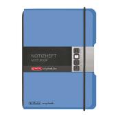 HERLITZ Notizheft my.book flex A6 40 Blatt kariert blau