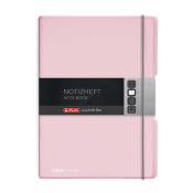 HERLITZ Notizheft my.book flex A4 40 Blatt kariert und 40 Blatt liniert gelocht rosé