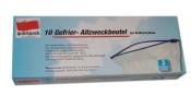 Verpackung mit 10 Gefrierbeuteln. Beutel mit Reißverschluss, geeignet für 3 Liter.
