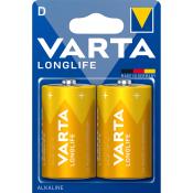 VARTA Mono D Batterie, 2 Stück, Longlife