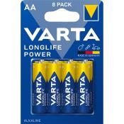 VARTA Mignon AA Batterie 8 Stück LONGLIFE Power