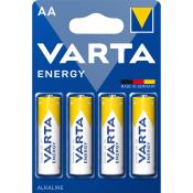 VARTA Energy AA Batterie, 4 Stück