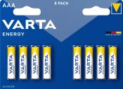 VARTA Energy Micro AAA Batterie 8 Stück