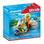 PLAYMOBIL® Notarzt-Motorrad mit Blinklicht 20 Teile 71205