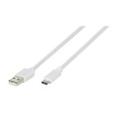 VIVANCO Daten- und Ladekabel USB Type-C™ 2 m weiß