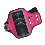 VIVANCO Sport Armband Größe XL für Smartphones bis zu 6,5‘‘ pink/schwarz