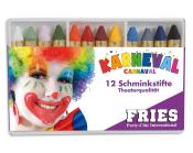 FRIES Schminkstifte 12 Stück mehrere Farben