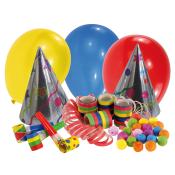 Karneval-Party-Set 21-teilig mehrere Farben