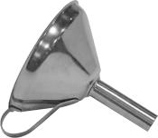 Metalltrichter mit breiter Öffnung und schmalem Auslauf. Ideal zum Umfüllen von Flüssigkeiten.