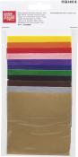 Bunte Wachssheets in verschiedenen Farben. Verpackt in einer transparenten Folie.