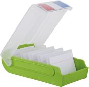 Lernkartei und Aufbewahrungsbox A7 - The Beebox, grün 